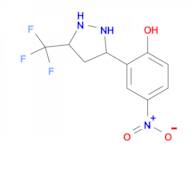 4-nitro-2-[5-(trifluoromethyl)-1{H}-pyrazol-3-yl]phenol