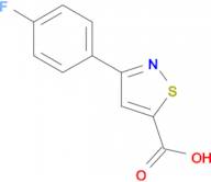 3-(4-fluorophenyl)isothiazole-5-carboxylic acid