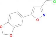 5-(1,3-benzodioxol-5-yl)-3-(chloromethyl)isoxazole