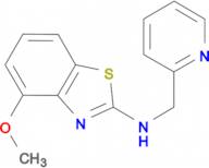 4-methoxy-N-(pyridin-2-ylmethyl)-1,3-benzothiazol-2-amine