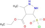 ethyl 5-(chlorosulfonyl)-3-methyl-1H-pyrazole-4-carboxylate