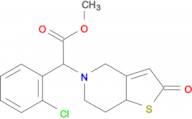 methyl 2-(2-chlorophenyl)-2-{2-oxo-2H,4H,5H,6H,7H,7aH-thieno[3,2-c]pyridin-5-yl}acetate