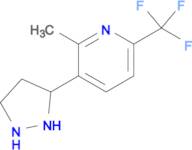 2-methyl-3-(1H-pyrazol-5-yl)-6-(trifluoromethyl)pyridine