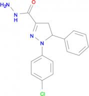 1-(4-chlorophenyl)-5-phenyl-4,5-dihydro-1H-pyrazole-3-carbohydrazide