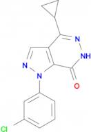 1-(3-chlorophenyl)-4-cyclopropyl-1,6-dihydro-7H-pyrazolo[3,4-d]pyridazin-7-one