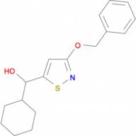 (3-Benzyloxy-isothiazol-5-yl)-cyclohexyl-methanol