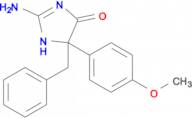 2-amino-5-benzyl-5-(4-methoxyphenyl)-4,5-dihydro-1H-imidazol-4-one
