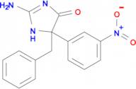 2-amino-5-benzyl-5-(3-nitrophenyl)-4,5-dihydro-1H-imidazol-4-one