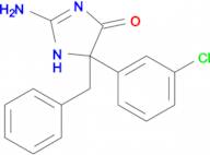 2-amino-5-benzyl-5-(3-chlorophenyl)-4,5-dihydro-1H-imidazol-4-one