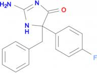 2-amino-5-benzyl-5-(4-fluorophenyl)-4,5-dihydro-1H-imidazol-4-one