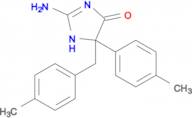 2-amino-5-(4-methylphenyl)-5-[(4-methylphenyl)methyl]-4,5-dihydro-1H-imidazol-4-one