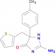 2-amino-5-(4-methylphenyl)-5-[(thiophen-2-yl)methyl]-4,5-dihydro-1H-imidazol-4-one