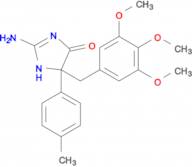 2-amino-5-(4-methylphenyl)-5-[(3,4,5-trimethoxyphenyl)methyl]-4,5-dihydro-1H-imidazol-4-one