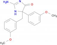 2-amino-5-(3-methoxyphenyl)-5-[(3-methoxyphenyl)methyl]-4,5-dihydro-1H-imidazol-4-one