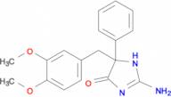 2-amino-5-[(3,4-dimethoxyphenyl)methyl]-5-phenyl-4,5-dihydro-1H-imidazol-4-one