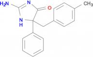 2-amino-5-[(4-methylphenyl)methyl]-5-phenyl-4,5-dihydro-1H-imidazol-4-one