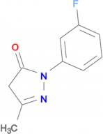 1-(3-fluorophenyl)-3-methyl-4,5-dihydro-1H-pyrazol-5-one