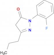 1-(2-fluorophenyl)-3-propyl-4,5-dihydro-1H-pyrazol-5-one