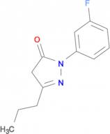 1-(3-fluorophenyl)-3-propyl-4,5-dihydro-1H-pyrazol-5-one