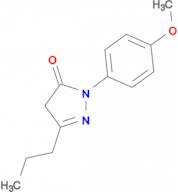1-(4-methoxyphenyl)-3-propyl-4,5-dihydro-1H-pyrazol-5-one