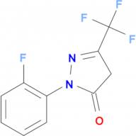 1-(2-fluorophenyl)-3-(trifluoromethyl)-4,5-dihydro-1H-pyrazol-5-one