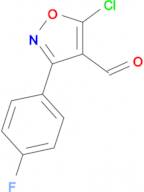 5-chloro-3-(4-fluorophenyl)-1,2-oxazole-4-carbaldehyde