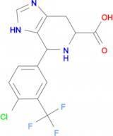 4-[4-chloro-3-(trifluoromethyl)phenyl]-3H,4H,5H,6H,7H-imidazo[4,5-c]pyridine-6-carboxylic acid