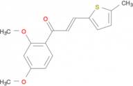 (2E)-1-(2,4-dimethoxyphenyl)-3-(5-methylthiophen-2-yl)prop-2-en-1-one