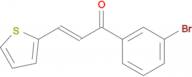 (2E)-1-(3-bromophenyl)-3-(thiophen-2-yl)prop-2-en-1-one