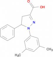 1-(3,5-dimethylphenyl)-5-phenyl-4,5-dihydro-1H-pyrazole-3-carboxylic acid