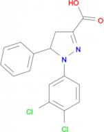 1-(3,4-dichlorophenyl)-5-phenyl-4,5-dihydro-1H-pyrazole-3-carboxylic acid