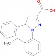 1-(2-ethylphenyl)-5-phenyl-4,5-dihydro-1H-pyrazole-3-carboxylic acid