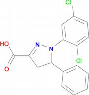1-(2,5-dichlorophenyl)-5-phenyl-4,5-dihydro-1H-pyrazole-3-carboxylic acid