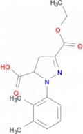 1-(2,3-dimethylphenyl)-3-(ethoxycarbonyl)-4,5-dihydro-1H-pyrazole-5-carboxylic acid