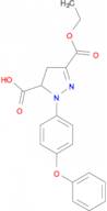 3-(ethoxycarbonyl)-1-(4-phenoxyphenyl)-4,5-dihydro-1H-pyrazole-5-carboxylic acid