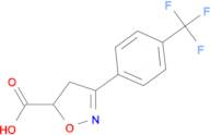 3-[4-(trifluoromethyl)phenyl]-4,5-dihydro-1,2-oxazole-5-carboxylic acid