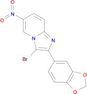 H Benzodioxol Yl Bromo Nitroimidazo A Pyridine