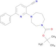 tert-butyl 4-(3-cyano-6-phenylpyridin-2-yl)-1,4-diazepane-1-carboxylate