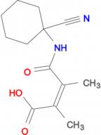 (2Z)-3-[(1-cyanocyclohexyl)carbamoyl]-2,3-dimethylprop-2-enoic acid