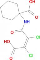 1-[(2Z)-3-carboxy-2,3-dichloroprop-2-enamido]cyclohexane-1-carboxylic acid