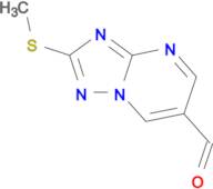 2-(methylsulfanyl)-[1,2,4]triazolo[1,5-a]pyrimidine-6-carbaldehyde