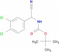 tert-butyl N-[cyano(3,4-dichlorophenyl)methyl]carbamate