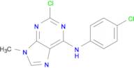 2-CHLORO-N-(4-CHLOROPHENYL)-9-METHYL-9H-PURIN-6-AMINE