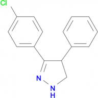 3-(4-CHLOROPHENYL)-4-PHENYL-4,5-DIHYDRO-1H-PYRAZOLE