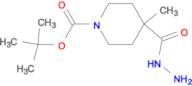 TERT-BUTYL 4-(HYDRAZINECARBONYL)-4-METHYLPIPERIDINE-1-CARBOXYLATE