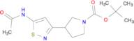 TERT-BUTYL 3-(5-ACETAMIDOISOTHIAZOL-3-YL)PYRROLIDINE-1-CARBOXYLATE