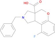 2-BENZYL-9-FLUORO-1,2,3,3A,4,9B-HEXAHYDROCHROMENO[3,4-C]PYRROLE-3A-CARBOXYLIC ACID