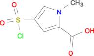 4-(CHLOROSULFONYL)-1-METHYL-1H-PYRROLE-2-CARBOXYLIC ACID