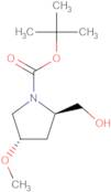 TERT-BUTYL (2R,4S)-2-(HYDROXYMETHYL)-4-METHOXYPYRROLIDINE-1-CARBOXYLATE