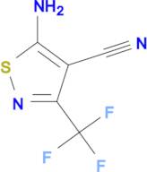 5-amino-3-(trifluoromethyl)-1,2-thiazole-4-carbonitrile